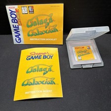 Galaga & Galaxian (Nintendo Game Boy, 1995) Arcade Classic 3 Authentic W Manual 