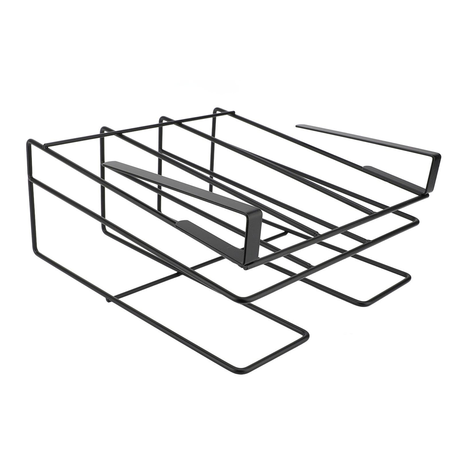 Under Cabinet Rack Multifunctional Carbon Steel Layered Under Cabinet Hanging Ho
