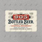 Vintage Beer Metal Sign Central Brewery St Louis Illinois Collectible #95377