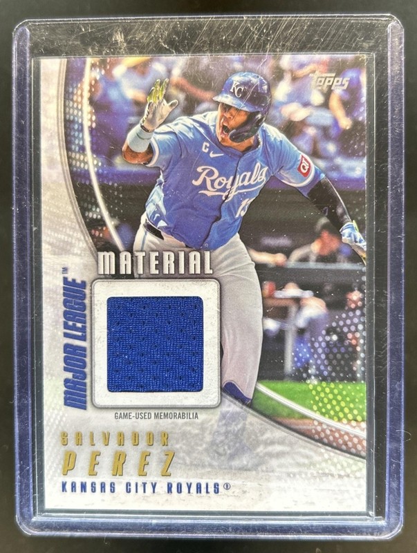 2025 Topps Salvador Perez Major League Material Jersey #MLM-SP Royals