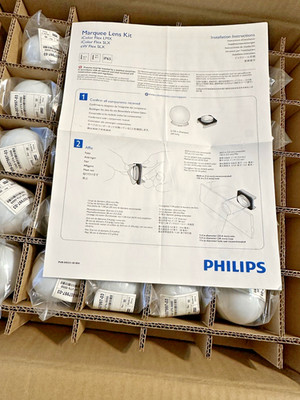 Philips Color Kinetics 999-007997-03 Marquee Bulb Lens Kit Translucent Black...