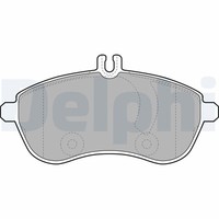 Delphi LP2028 Bremsbelagsatz,Scheibenbremse FüR Mercedes Benz,Mercedes Benz (