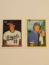 1991 Bowman - Jeff Conine #184 (RC) George Brett 1990 Bowman Kansas City Royals