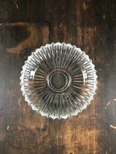 Vintage Clear Glass Chandelier 3 7/8'' BOBECHE (10 PIN HOLE)