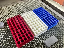 3 Pack 223/5.56 Reloading Block Each Holds 50 Rounds RED WHITE AND BLUE PATRIOT