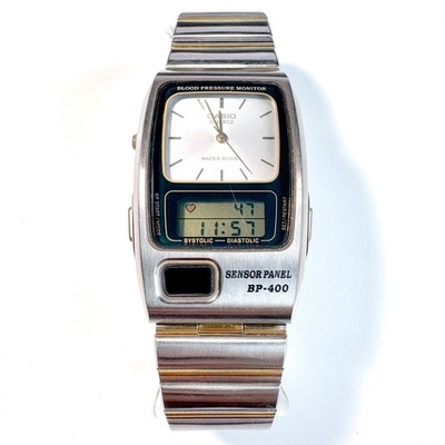 Casio BP-400 Blood Pressure Monitor Uhr / Modul 770 / Vintage Ana-Digi
