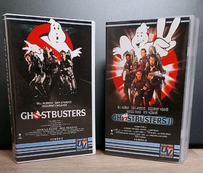 Ghostbusters 1 + 2 VHS Video Kassette United Video Bill Murray