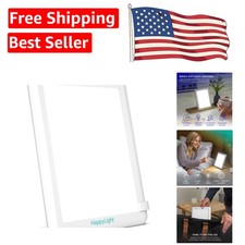 LED Light Therapy Lamp, Touch Control  10,000 Lux for Mood  Focus - HappyLight
