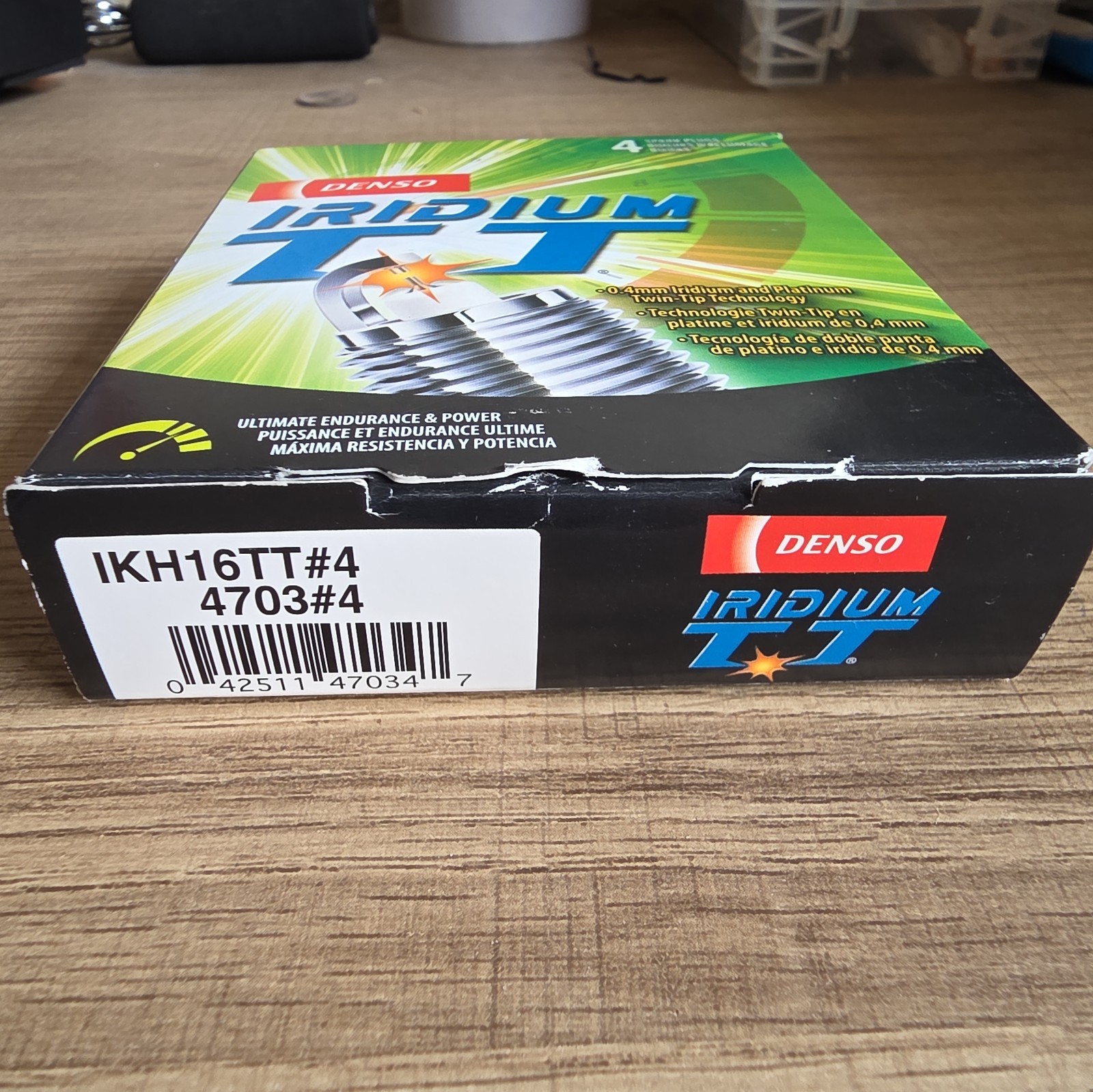  Denso IRIDIUM TT Spark Plug 4 Pack IKH16TT 4703 NEW