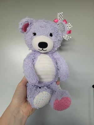 Make Believe Ideas Ltd sensorischer Teddybär Stofftier Tröster Plüsch lila flieder