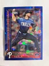 2025 Topps Chrome Sapphire Baseball Aaron Nola 286 Base