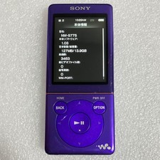Sony NW-S775 Purple Walkman 16GB Digital Music Player Japan Tested Works