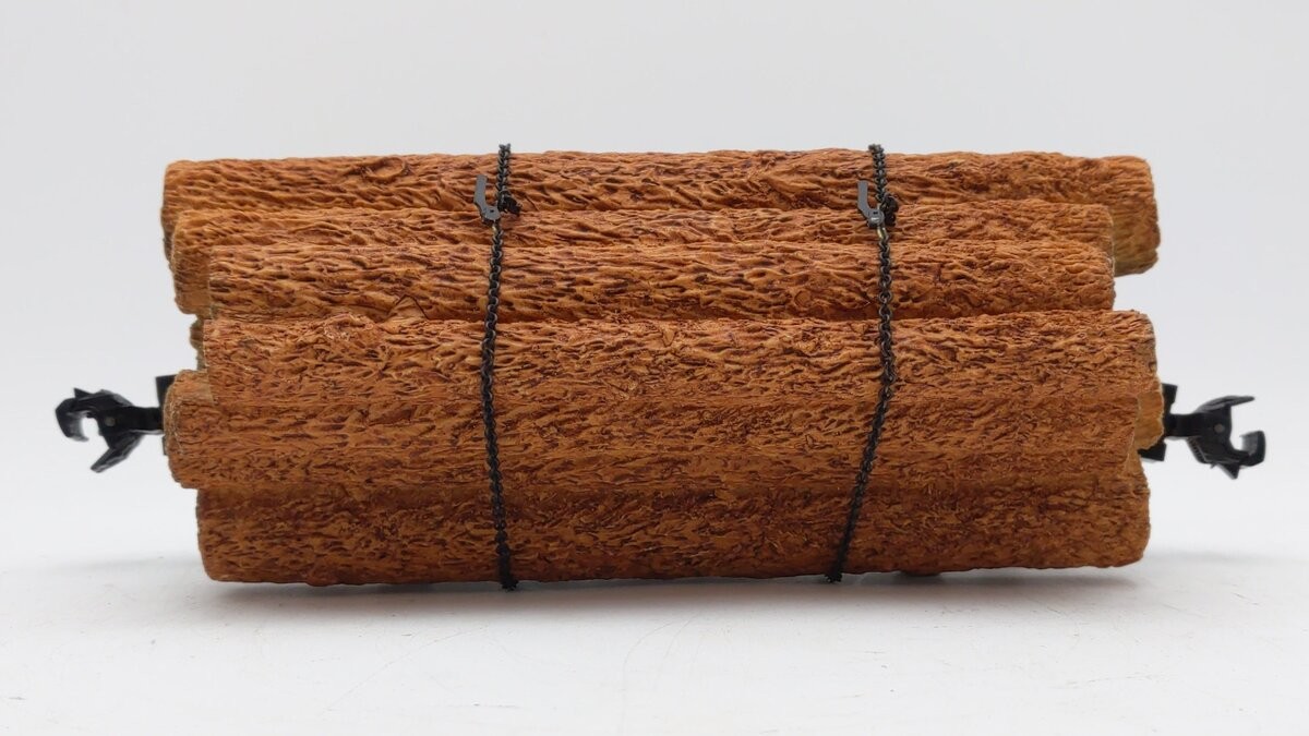 Delton 9201 G Scale Short Log Car - Metal Wheels EX