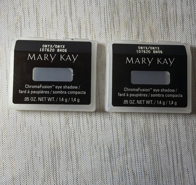 New! Mary Kay ChromaFusion Eye Shadow Onyx .05 oz 107620 (2) Discontinued