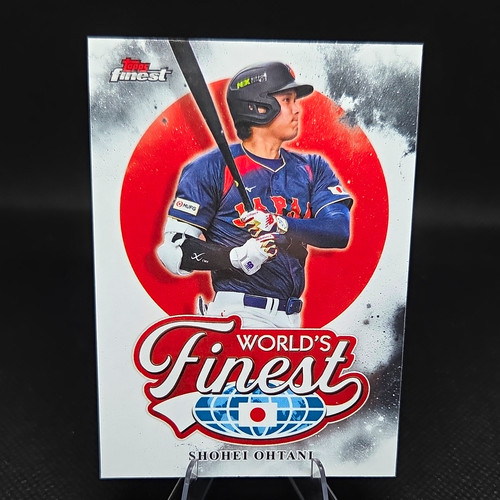Topps Finest 2023 World's Finest Shohei Ohtani #2000-10 Japan WBC Card