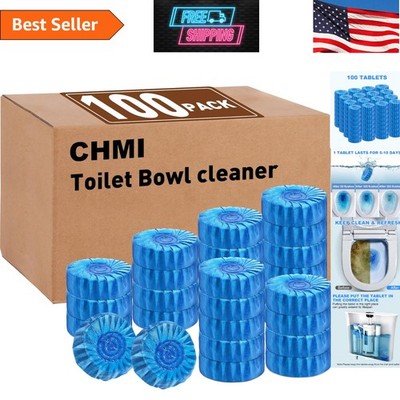 100 Pack Toilet Bowl Cleaner Tablets, Long-Lasting Bathroom Toilet Tank Cleaner.