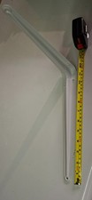 White London Shelf Bracke 12"x10"(300x250) L Shape Steel Wall Support Heavy Duty