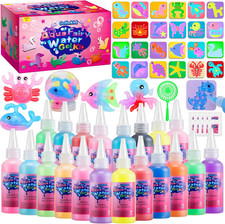 Magic Water Elf Toy Kit, 20 Bottles 24 Molds 70ML Aqua Fairy Water Gel Kit with