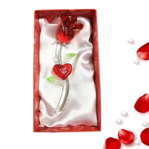 Glass Rose Valentines Day Gift Ideas Girlfriend Boyfriend Gf Bf Wife Husband Her Ebay