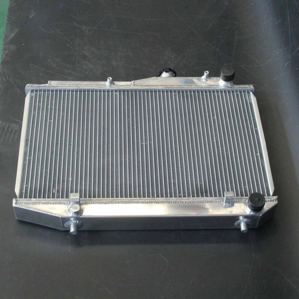Radiador apto para Toyota Corolla AE86 DLX 1984-1987 1587cc L4 1.6L aluminio MT 50mm Foto 3 de 4