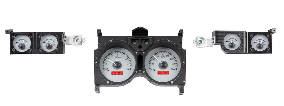 Dakota Digital 73-77 Chevy Chevelle con medidores redondos sistema analógico VHX-73C-CVL-S-R Foto 2 de 4