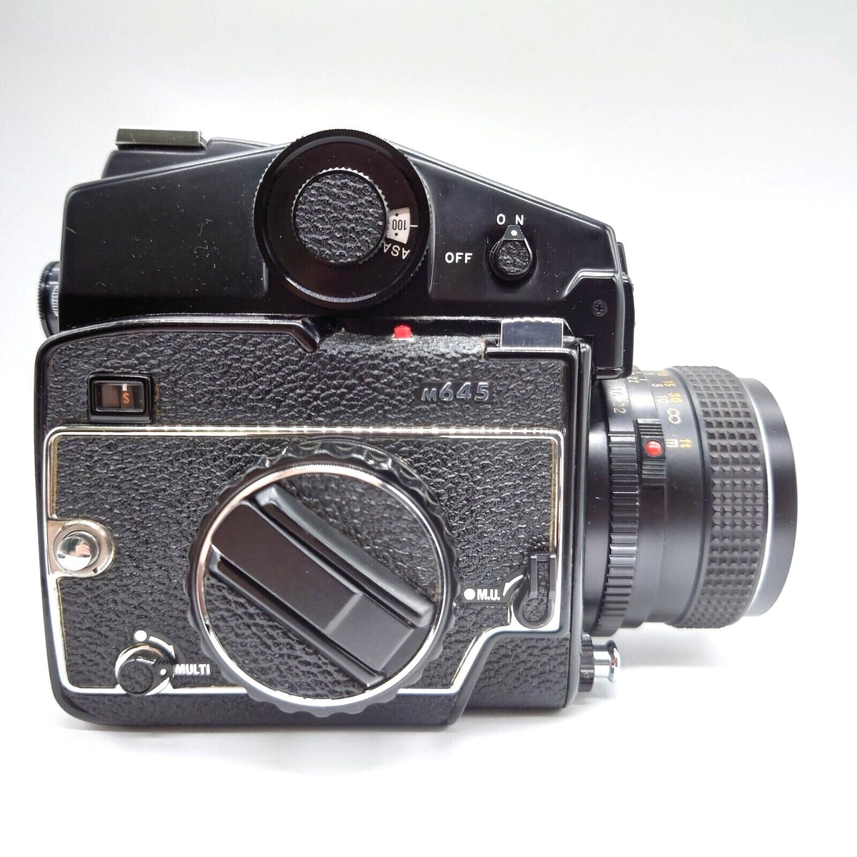Excellent. +++++. Mamiya M645 Film Camera w/ Sekor C 80mm f/2.8
