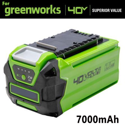 40V 7,0Ah Li-Ion Akku für Greenworks G-Max Gen 29462 29472 24252 27062 2532 ACCU