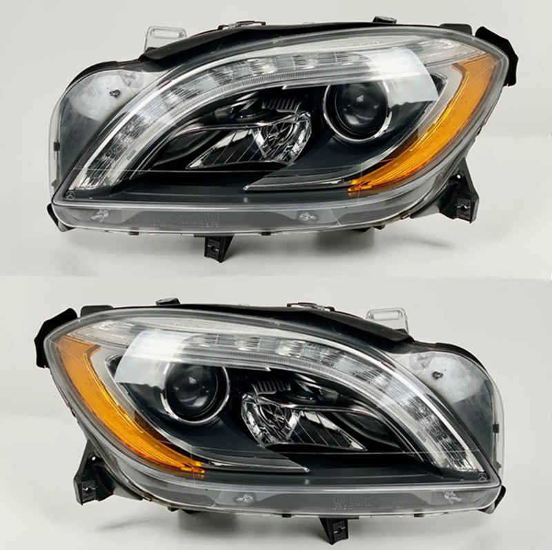 ★美品★　ベンツML350　右ヘッドライトASSY US Mercedes Benz ML350 Left Right HID Headlight a pair W166 Xenon
