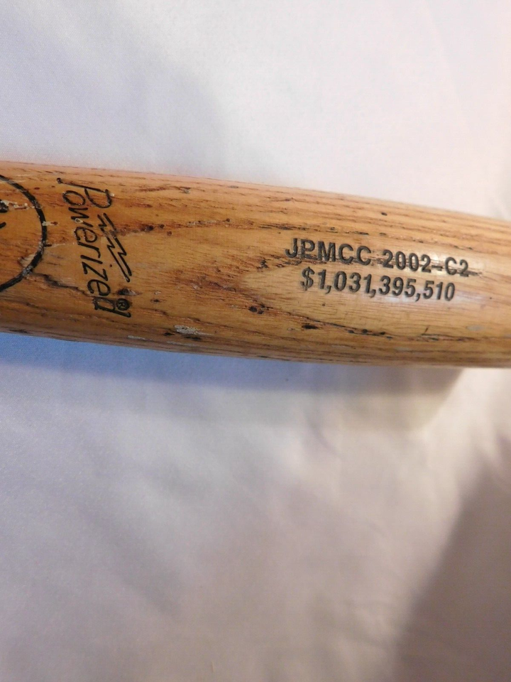 Louisville Slugger 125 Mini Baseball Bat JP Merrill Lynch