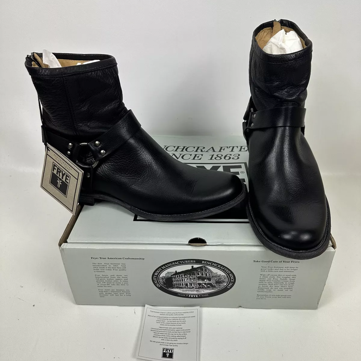 Frye boots in black clearance box