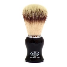 Omega Shave, Hi-Brush Series - Synthetic Bristle BLACK Handle Brush 0146206