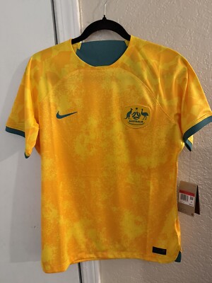 Australia 2022/23 Stadium Home Nike Football Soccer Jersey Women's