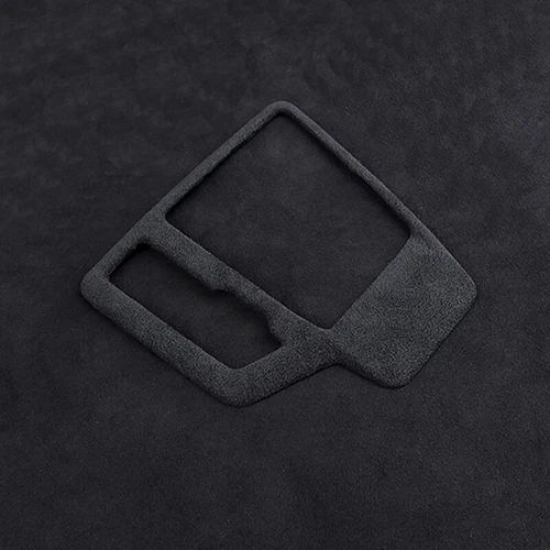 Deep Gray Alcantara Gear Shift Panel Cover Trim For Audi A4L A5 Q5L Q7 2017-2021 - Foto 2 di 6