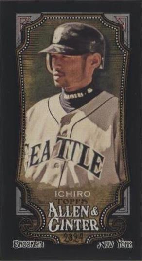 2024 Topps Allen & Ginter - Ichiro Suzuki #174 Mini Black Border