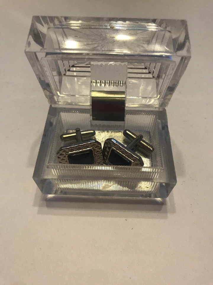 Vintage Rare Coll Classic Cufflinks Opal Men Wedding Party Gift Shirt Cuff Links - Изображение 4 из 4