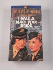 I Was a Male War Bride (VHS) 1949 Cary Grant Ann Sheridan Marion Marshall TESTED