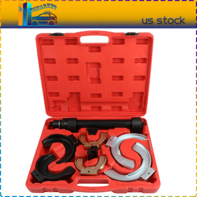 For MacPherson Strut Spring Compressor | Interchangeable Fork Coil Extractor Kit