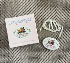 Longaberger  1999 Happy Mother's Day Tie-On  Roses - NEW in Box