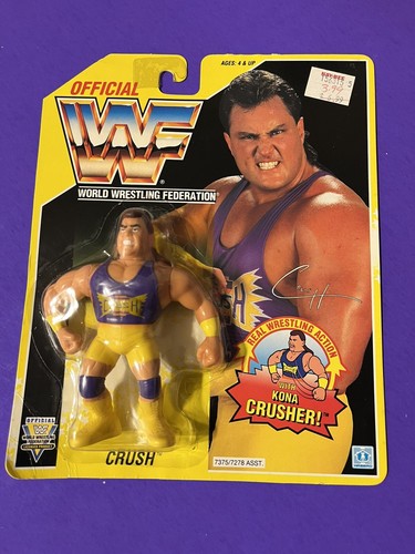 NEW UN -OPENED WWF WWE hasbro kona crush MOC  AWA,...