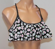 NWT California Waves Swimsuit Bikini Bra Top Sz M Multi