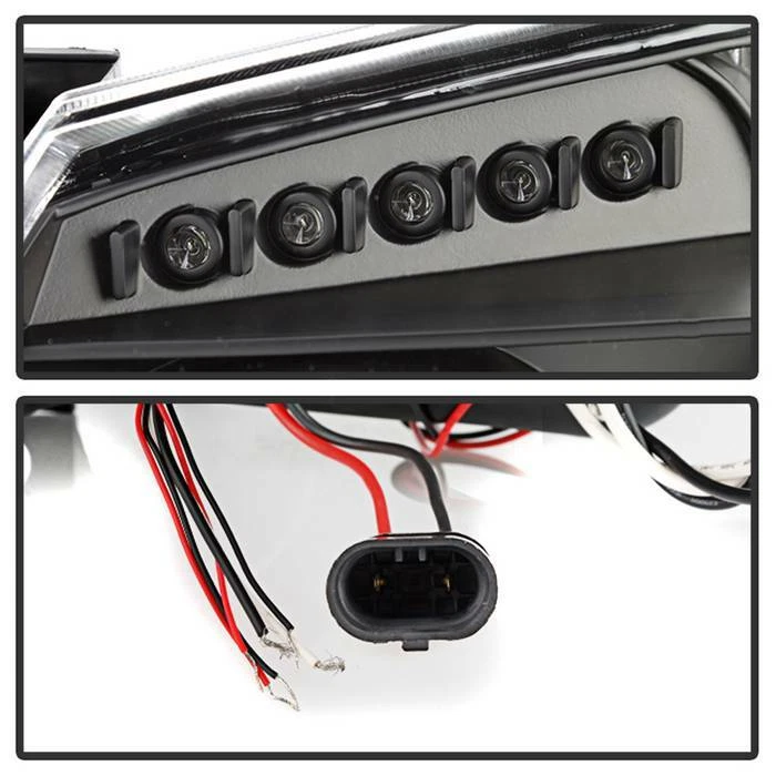 Faros proyectores halo LED Spyder 5009876 para Dodge Magnum 2005-2007 Foto 4 de 4