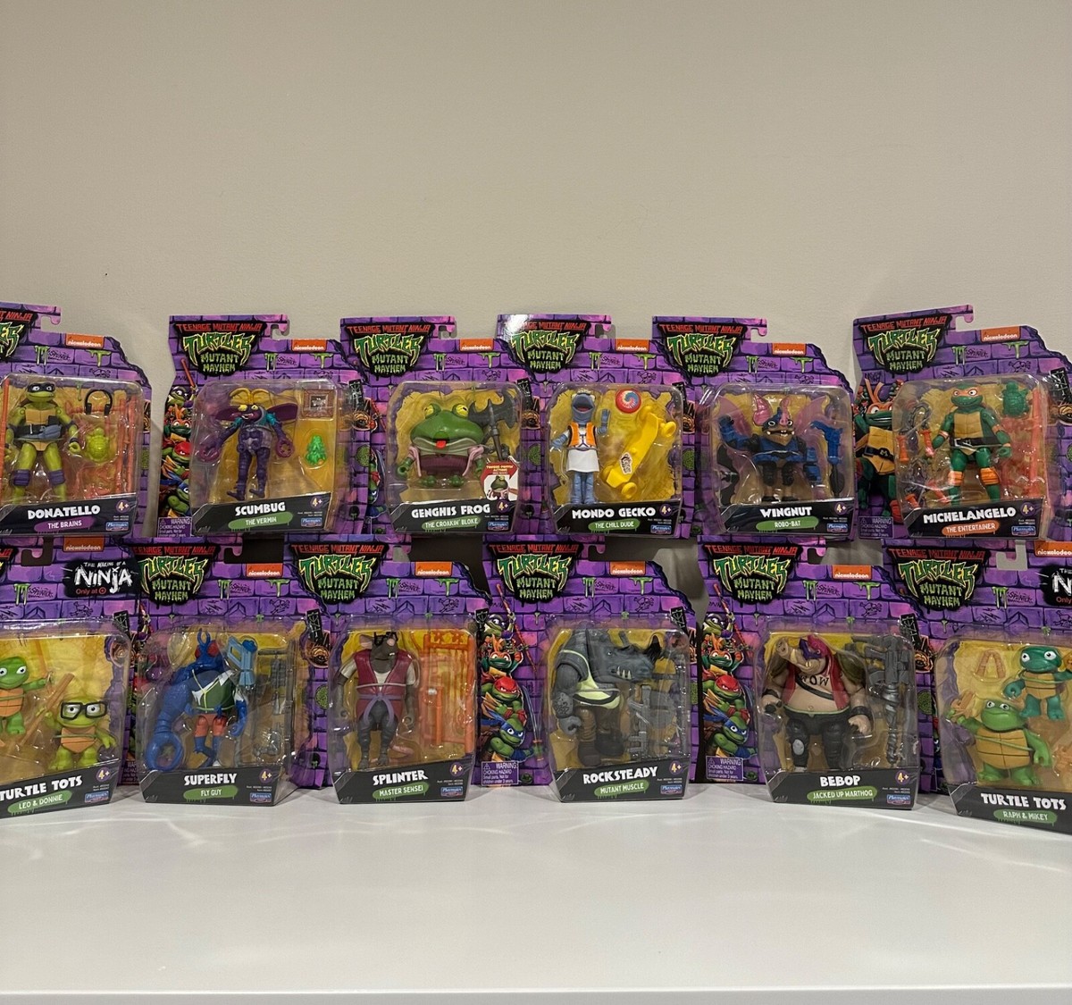 Playmates Teenage MUTANT MAYHEM NINJA Turtles TMNT MOVIE Figures