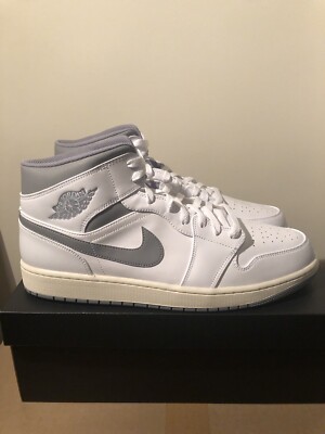 Nike Air Jordan 1 Mid  Neutral Grey  554724-135 US16 UK15 EU50,5 CM34
