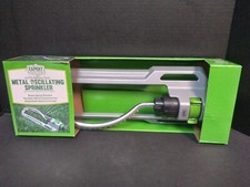 Expert Gardener 4,000 Sq. Ft. Metal Oscillating Sprinkler Adjustable Spray, NEW