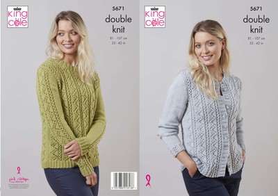 King Cole Double Knit Knitting Pattern 