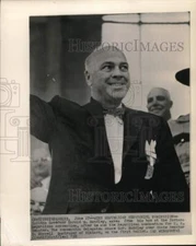 1958 Press Photo Governor Harold Handley at the Indiana Republican convention