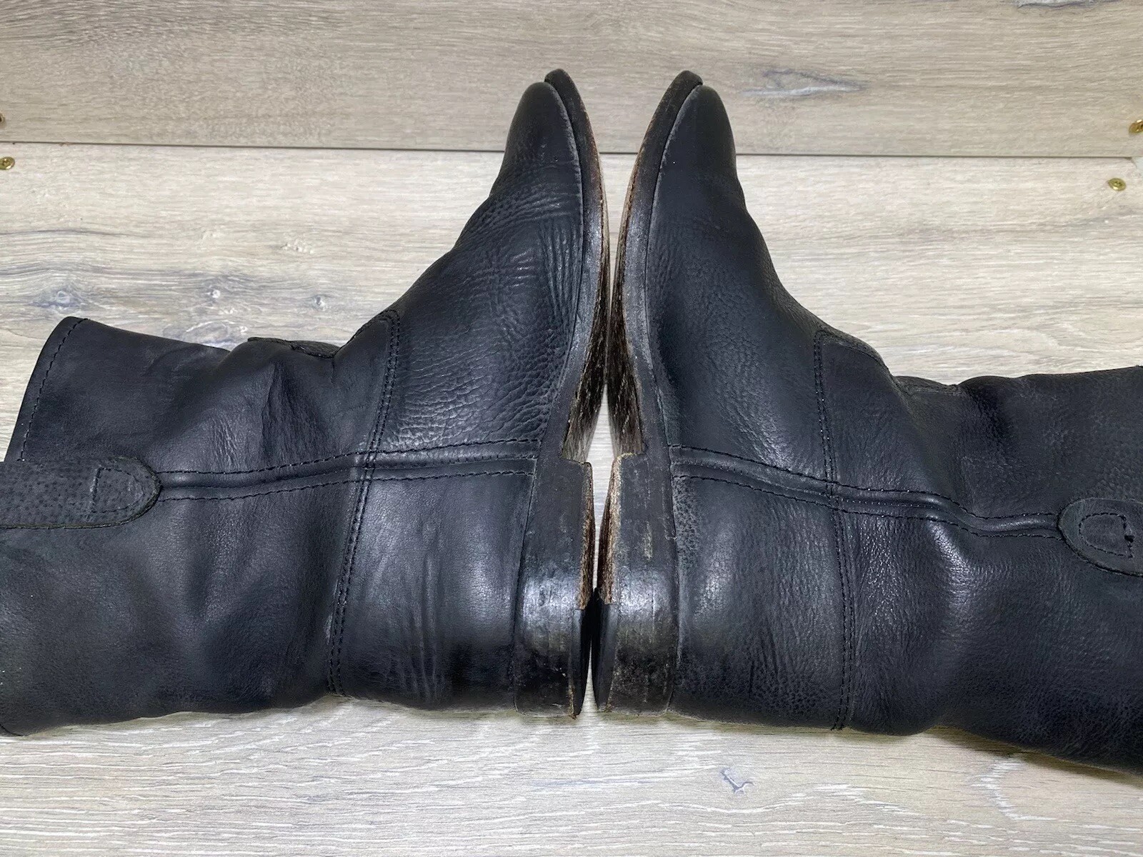 Isabel Marant Black Leather Ankle Slouch Boots EUR 38/US 8