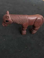 Zuni Horse Fetish by Lee Benodie Pipestone Turquoise Eyes  F7180