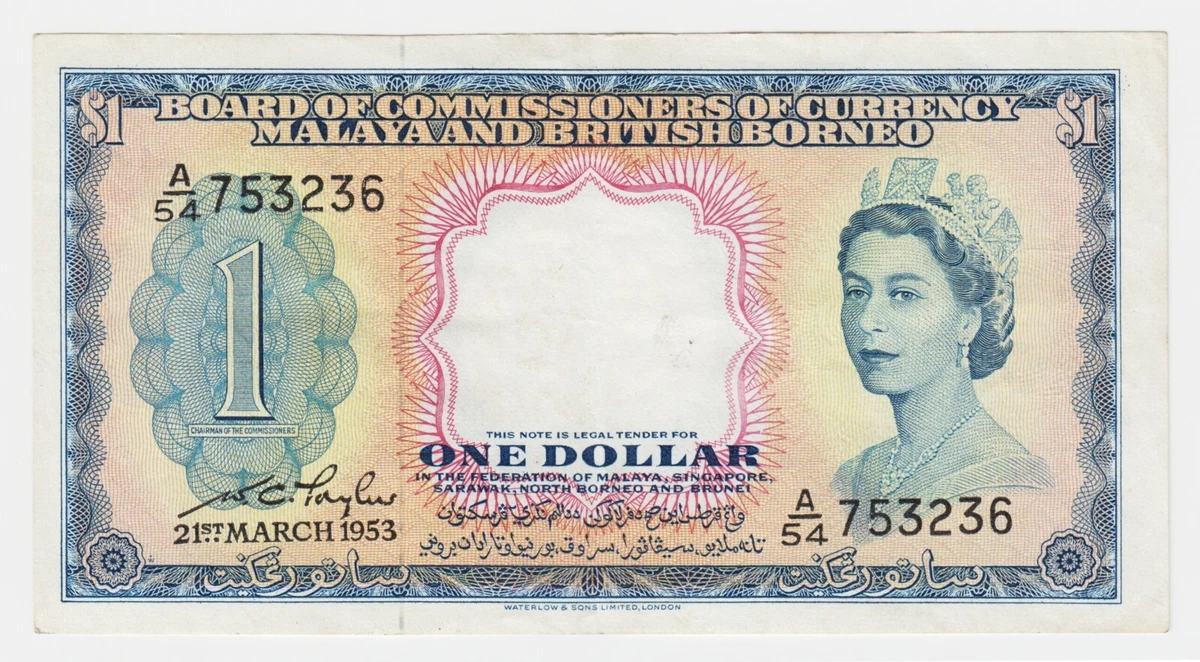 1953 纸币马来西亚纸币| eBay