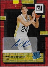 2022-23 PANINI DONRUSS -CHOICE RED AUTOGRAPH-RATED ROOKIE- WALKER KESSLER RC /99